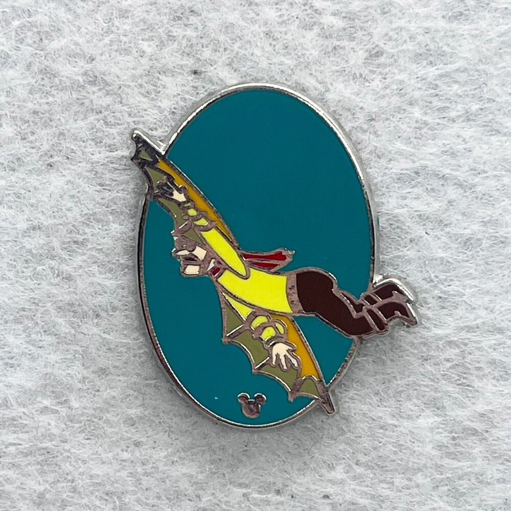 🔮 5/$25 Disney Mickey's Toontown Man With Wings Pin‎